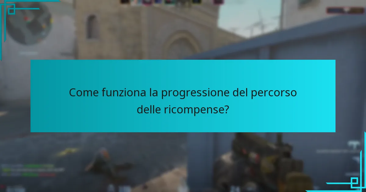 Come funziona la progressione del percorso delle ricompense?