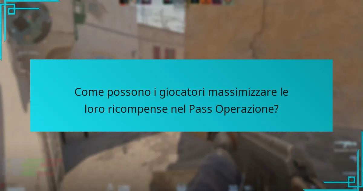 Quali tipi di ricompense sono disponibili nel Pass Operazione?