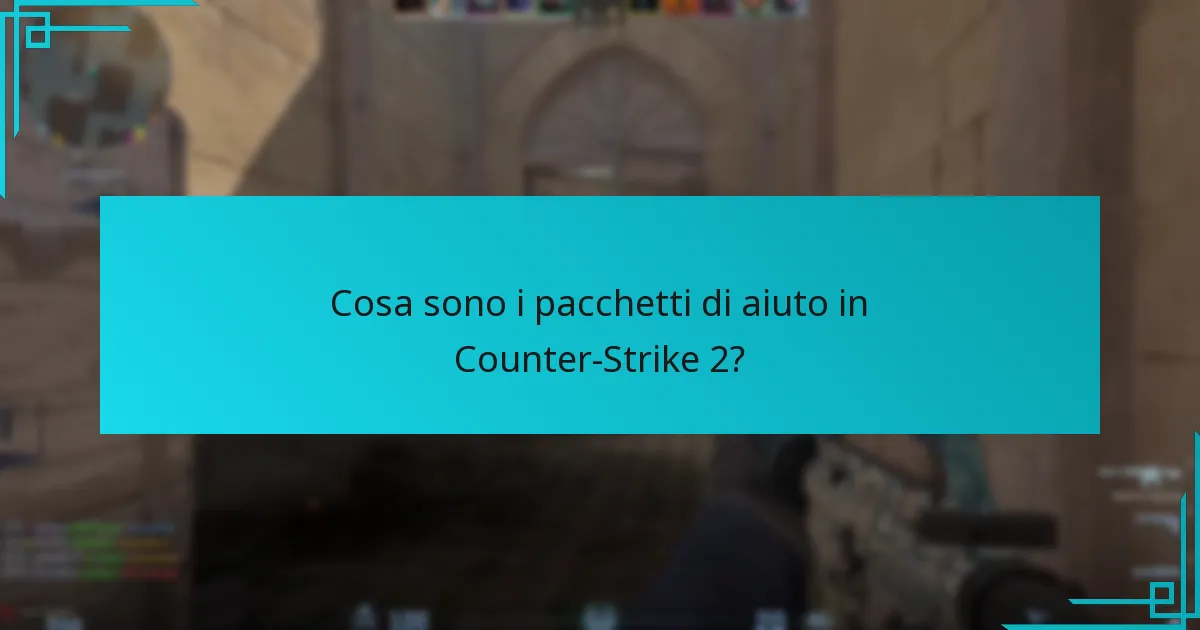 Quali oggetti è probabile che appaiano nei futuri pacchetti di aiuto?