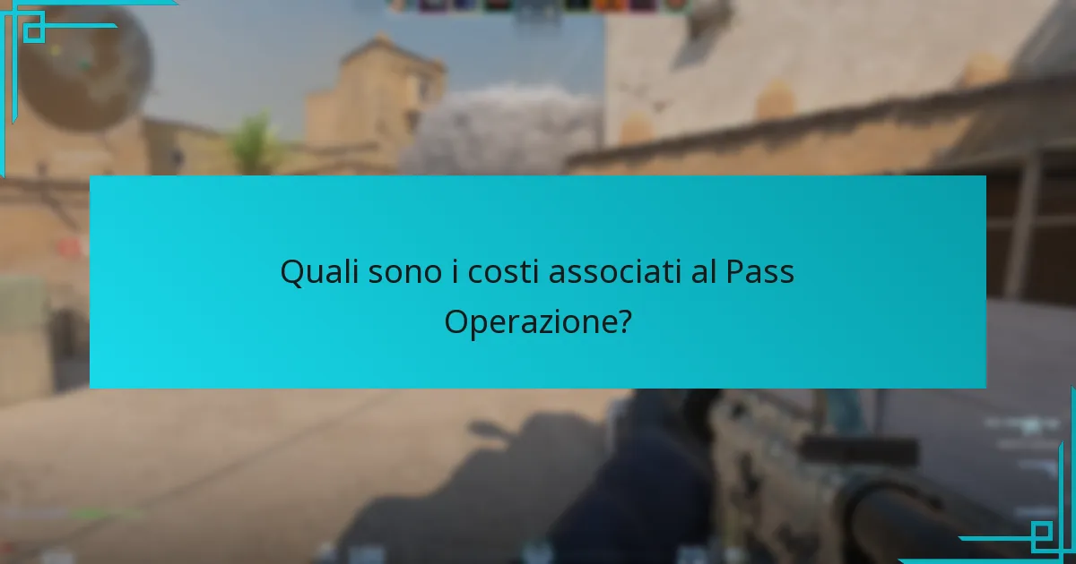 Quali aggiornamenti sono stati apportati alle ricompense del Pass Operazione?